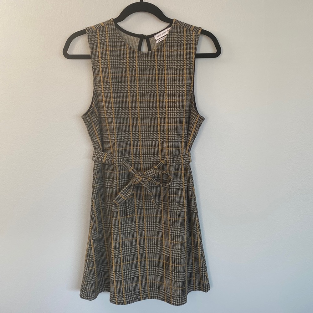 UO Plaid Mini Dress